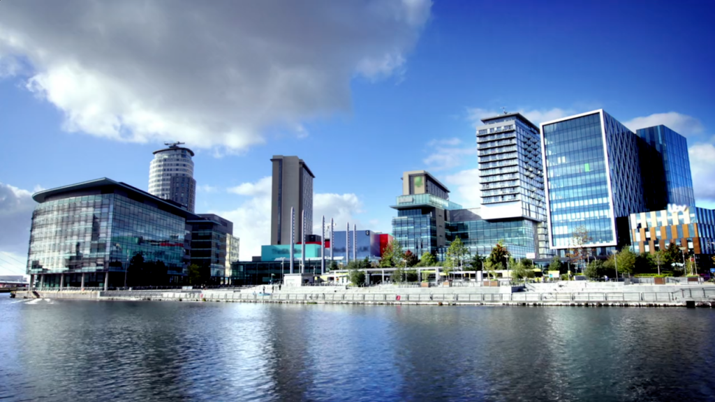 City next to the water